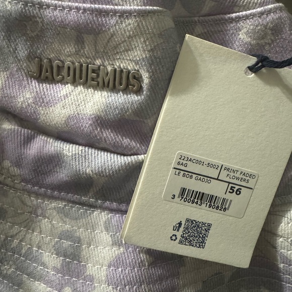 Authentic Jacquemus Print Faded Flowers Bucket Hat - Picture 7 of 7